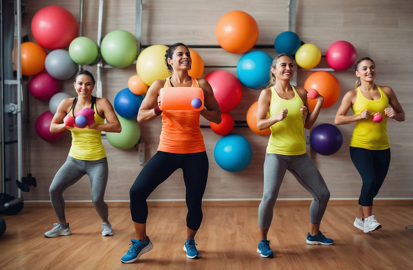 Sonríe mientras entrenas